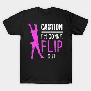 Flip Out | Cute And Funny Cheerleading Cheerleader T-Shirt